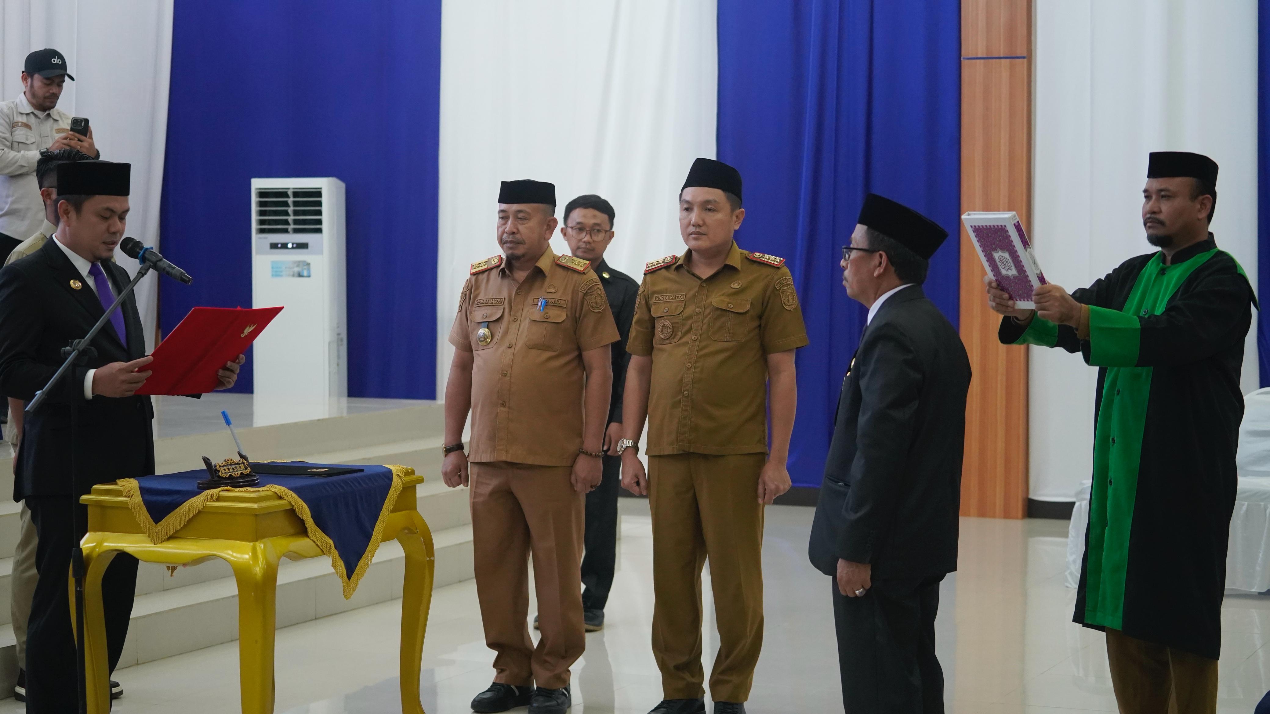La Fala Resmi Dilantik Sebagai Pj Sekda Koltim, Bupati Tekankan Loyalitas dan Integritas
