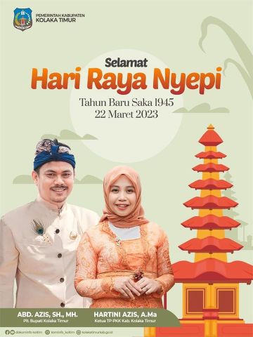  Selamat Hari Raya Nyepi Tahun Baru Saka 1945 / 22 Maret 2023