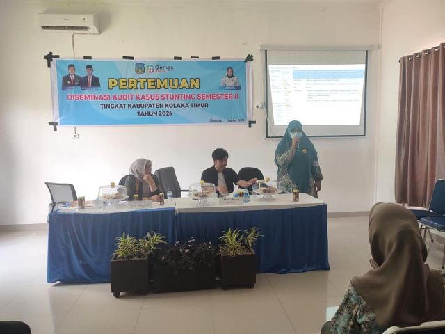 Pertemuan Diseminasi Audit Kasus Stunting Semester II Tingkat Kabupaten Kolaka Timur Tahun 2024