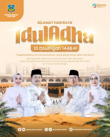 Selamat Hari Raya Idul Adha 10 Dzulhijjah 1446 H/6 Juni 2025 M