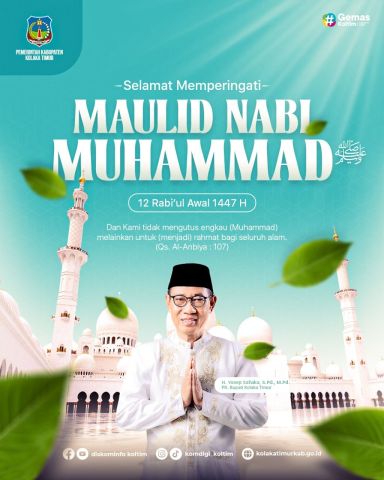  Selamat Memperingati MAULID NABI MUHAMMAD SAW