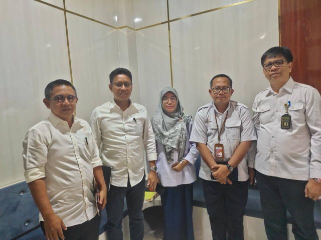 Tanggulangi Longsong DAS di Sanggona, BPBD Koltim Temui Ridwan BAE dan BWS Kendari