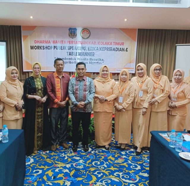 DWP Koltim Dilatih Untuk Mampu Berkomunikasi dan Berkrepribadian Baik
