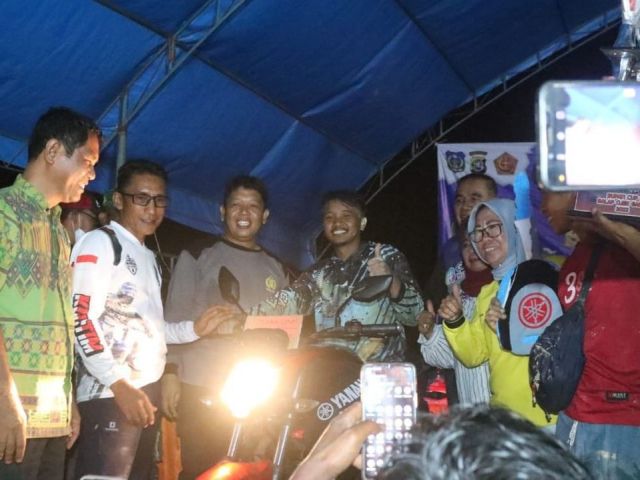 Penutupan Pesta Panen Bupati Cup1 Balap ojek gabah 