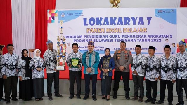 Bupati Koltim Hadiri Panen Hasil Program Pendidikan Guru Penggerak