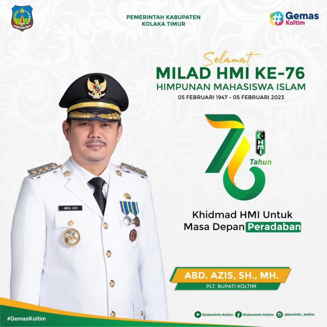 Selamat MILAD HMI ke-76 Tahun 2023