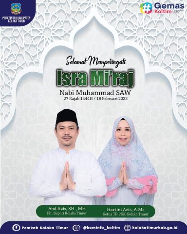 Isra Miraj Nabi Muhammad SAW 27 Rajab 1444H / 18 Februari 2023
