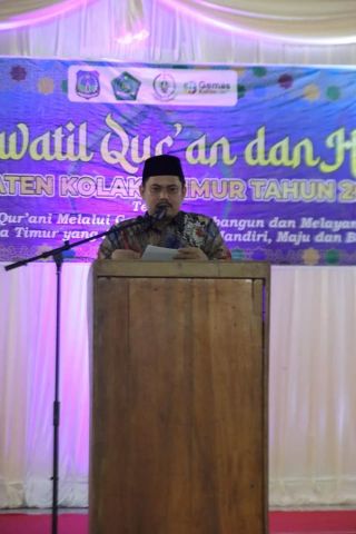 Bupati Koltim Buka STQH Ketiga