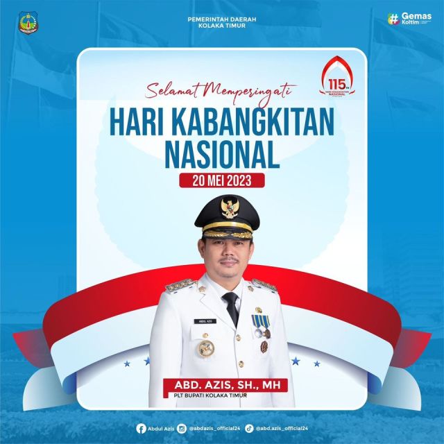 Selamat Memperingati Hari Kebangkitan Nasional HARKITNAS Ke 115 Tahun 2023