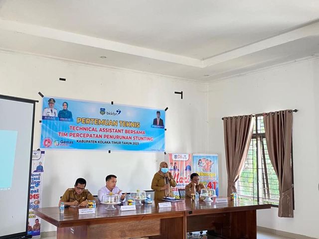 Pertemuan Teknis Technical Assistant Bersama TIM Percepatan Penurunan Stunting Kabupaten Kolaka Timur Tahun 2023