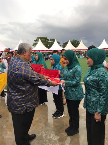 TP. PKK Koltim Meriahkan Pembukaan Jambore Kader PKK Tingkat Provinsi Sultra