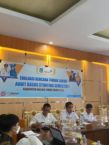 Evaluasi Rencana Tindak Lanjut Audit Kasus Stunting Semester IKab. Koltim