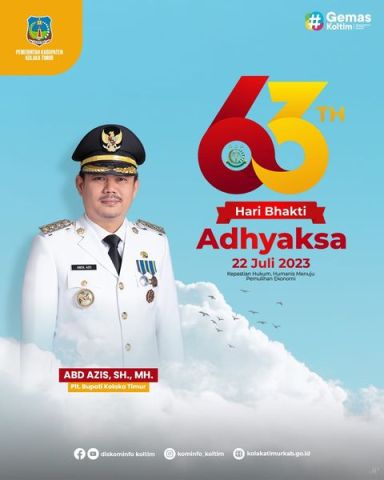 Pemerintah Kabupaten Kolaka Timur Mengucapkan Selamat Hari Adhiyaksa ke-63 Tahun 2023