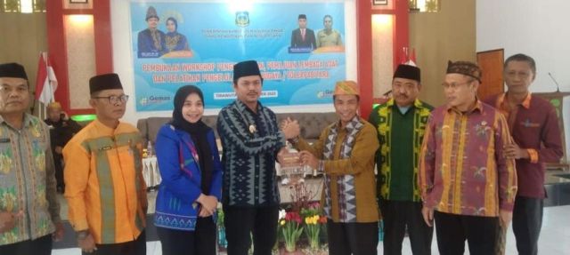 Bupati Koltim Hadiri Pembukaan Workshop Pengembangan, Pemajuan Lembaga adat dan pelatihan pengelolaan pelaku budaya/Tolea Pabitara