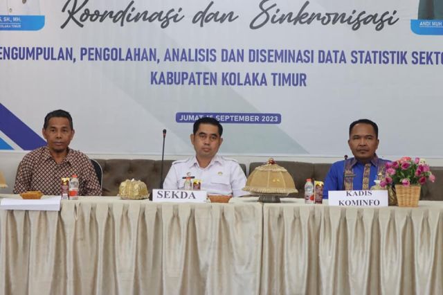Sekda Koltim Apresiasi Kegiatan Satu Data Statistik Koltim