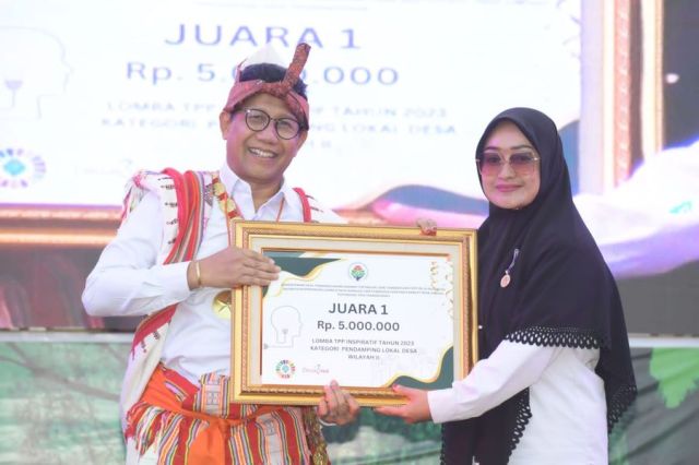PLD Koltim Raih Juara I Nasional Lomba Pendamping Desa Inspiratif 2023