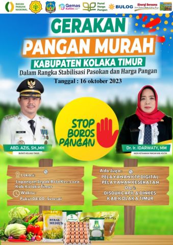 Gerakan Pangan Murah Kabupaten Kolaka Timur