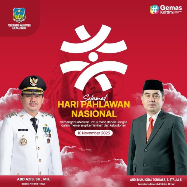 Selamat Hari Pahlawan Nasional Tahun 2023