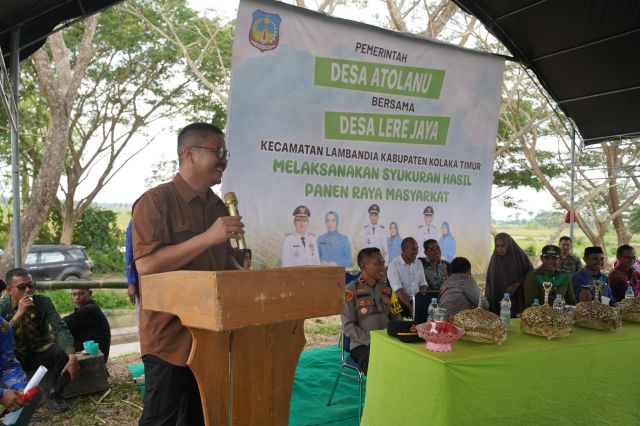 Bupati Bersama Warga Atolau dan Lerejaya Berbaur Rayakan Syukuran Hasil Panen