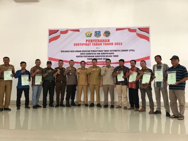 Pendaftaran Tanah Tahun Depan di Koltim Gratis