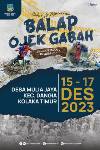 Hadiri dan Meriahkan Balap Ojek Gabah