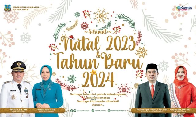 Pemerintah Kabupaten Kolaka Timur mengucapkan Selamat Hari Natal Tahun 2023