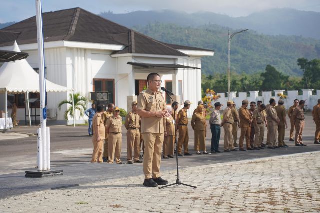Pimpin Apel Perdana di 2024, Bupati Sampaikan Sejumlah Harapan