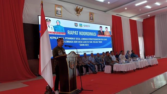 Pemda Gelar Rakor Bersama Kades dan Aparat