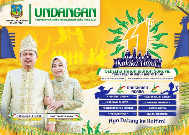 Berbagai Kegiatan Meriahkan HUT Ke-11 Koltim