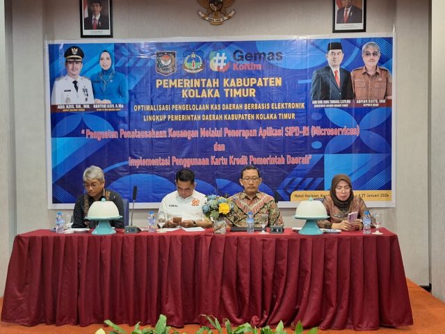 Pemda Koltim melalui Badan Pengelolaan Keuangan dan Aset Daerah, melaksanakan Bimbingan Teknis Optimalisasi