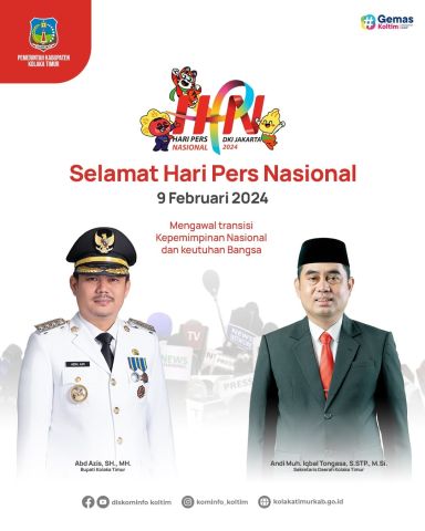 Pemerintah Daerah Kabupaten Kolaka Timur mengucapkan Selama Hari Pers Nasional 2024
