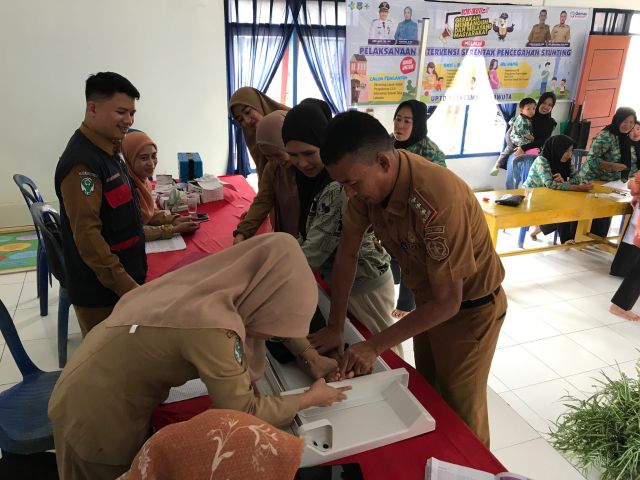 GEMAS Laksanakan Intervensi Serentak Pencegahan Stunting di Desa Mulia Jaya dan Tumbudadio