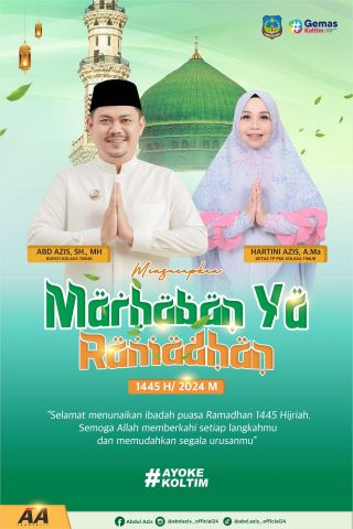 Pemerintah Kabupaten Kolaka Timur mengucapkan Marhaban ya Ramadhan 1445 H/2024 M
