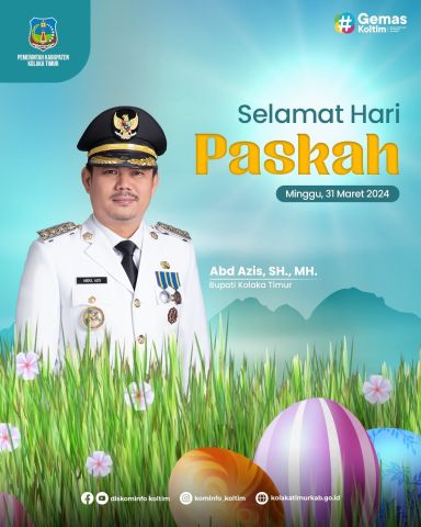Pemerintah Daerah Kabupaten Kolaka Timur mengucapkan Selamat Hari Paskah