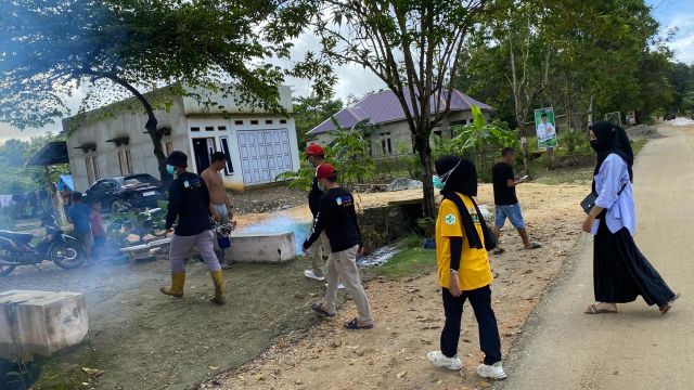 Antisipasi Penyebaran Kasus DBD, Puskesmas Polipolia Masivkan 3M