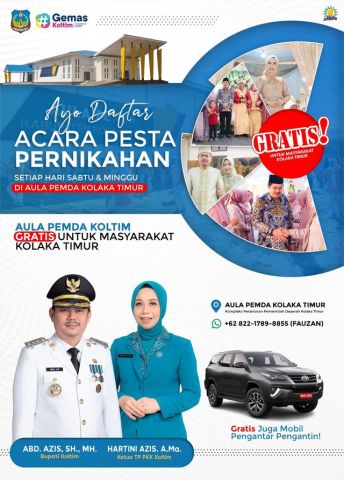 Kebaikan Berlanjut, Kendaraan Dinas Bupati Terus Layani Pengantin
