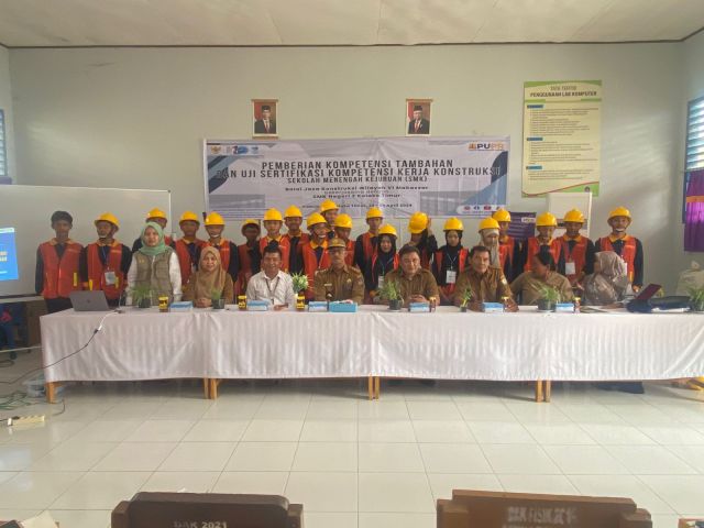 PUPR Gelar Komptensi Tambahan dan Uji Sertifikasi Pekerja Konstruksi