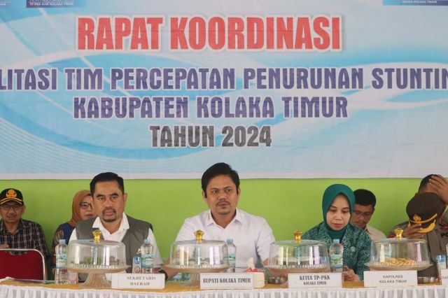 Rapat koordinasi dalam rangka percepatan penurunan angka stunting di koltim