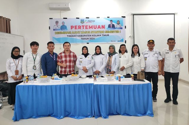Pertemuan Desiminasi Audit Kasus Stunting Semester I Tingkat Kabupaten Kolaka Timur Tahun 2024