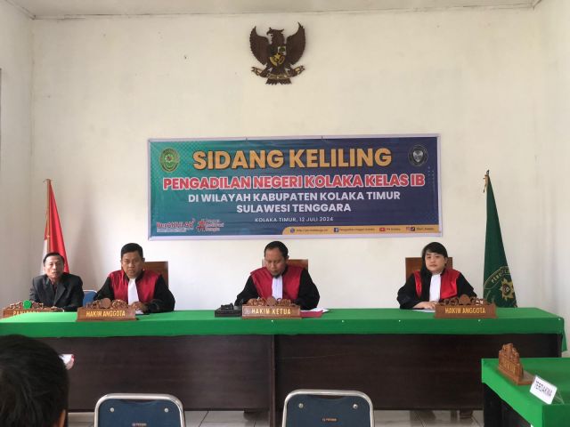 Sidang Keliling PN Kolaka Sambangi Koltim