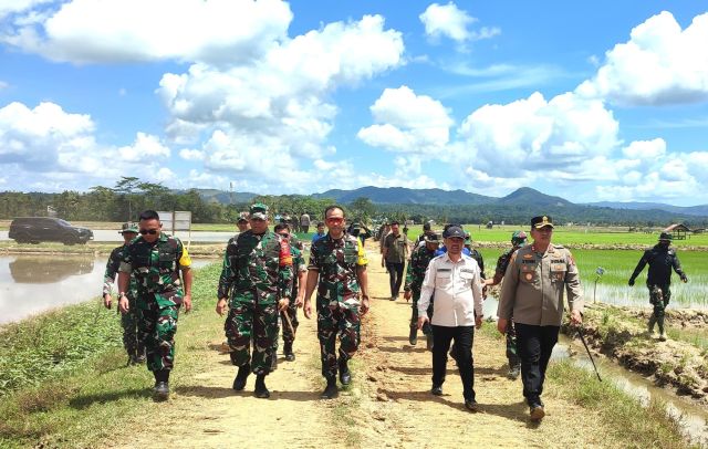 Tim Wasev Kunjungi TMMD ke-121 T.A. 2024 di Atula