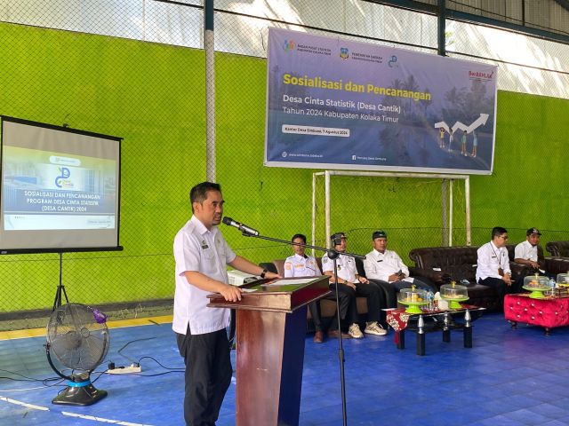 BPS Koltim Sosialisasi dan Pencanangan Desa Cantik