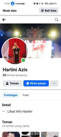 FB Atas Nama Hartini Azis Berulah, Kadis Kominfo: Itu Akun Palsu dan Hoax