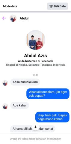 Akun FB Mengatasnamakan Bupati Koltim Kembali Berulah