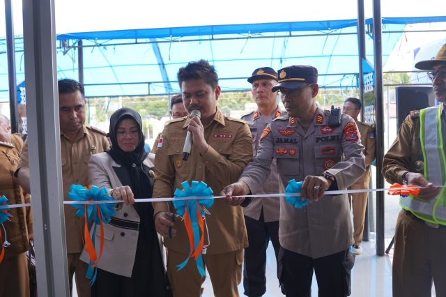 Bupati Resmikan Rest Area Raterate yang Cantik dan Megah