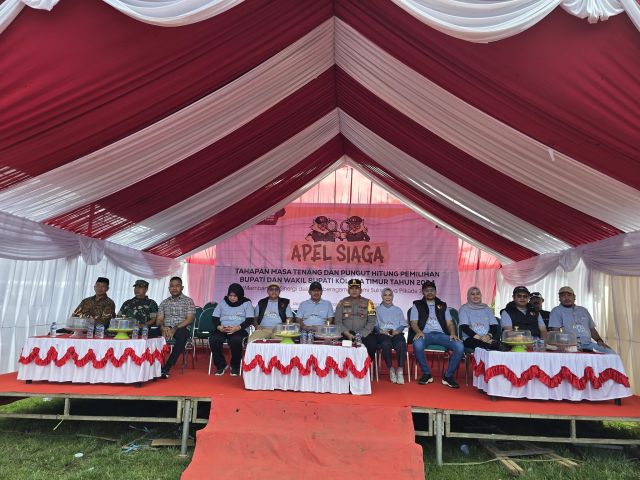 Bupati Koltim hadiri menggelar Apel Siaga Pemilihan Bupati dan Wakil Bupati Kolaka Timur Tahun 2024