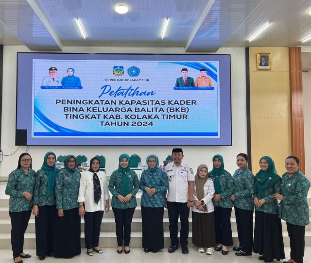 TP PKK Koltim Gelar Pelatihan Peningkatan Kapasitas Bagi Kader BKB