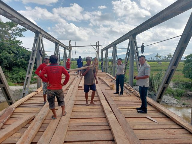 Jembatan Penghubung di Wia-Wia Rampung Dikerjakan Gunakan Konstruksi Bailley