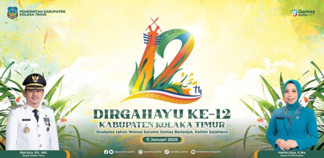 HUT ke-12 Kolaka Timur, Sejumlah Kegiatan Bakal Digelar