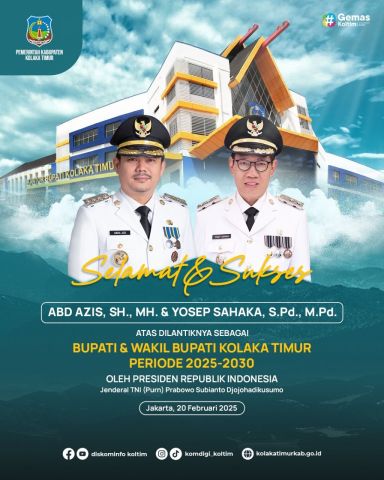 Hari Ini, Koltim Resmi Dinahkodai Abd Azis-Yosep Sahaka
